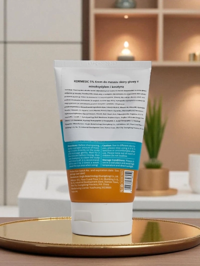 Крем для массажа кожи головы с Миноксидилом и Кератином- укрепляет волосы и стимулирует их рост