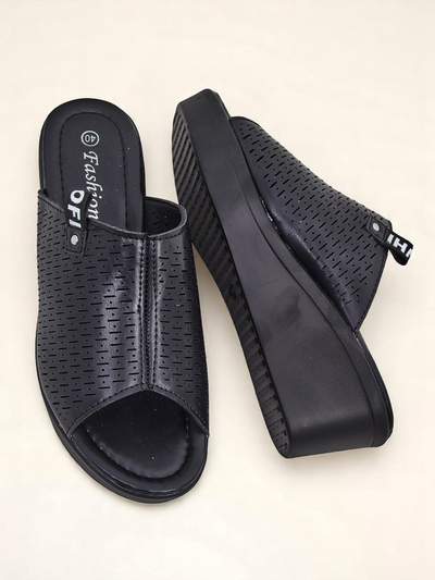 Royalfashion Naiste kiilkontsaga plätud Luna Wedge