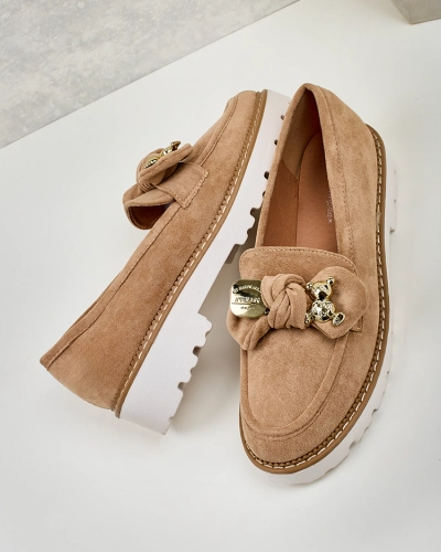 Royalfashion Женские мокасины с бантом Ezizer