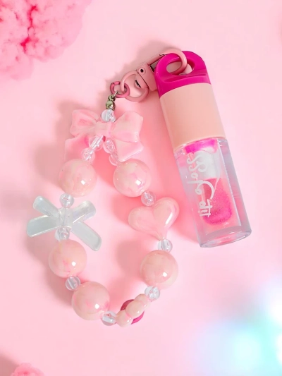 Lip gloss for children with bracelet Colorless