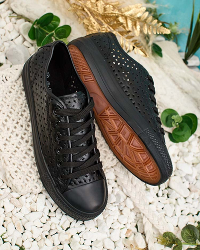 Royalfashion Women's Navet Openwork Sneakers