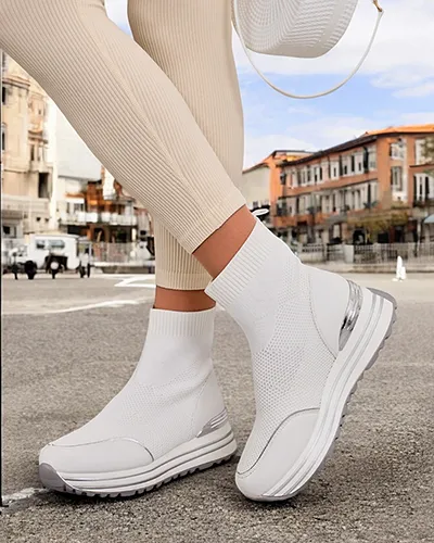 Royalfashion Women's Sports High Sneakers Wisoi