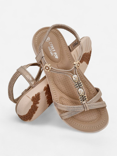 Royal Fashion Women's embellished sandals, Veve style