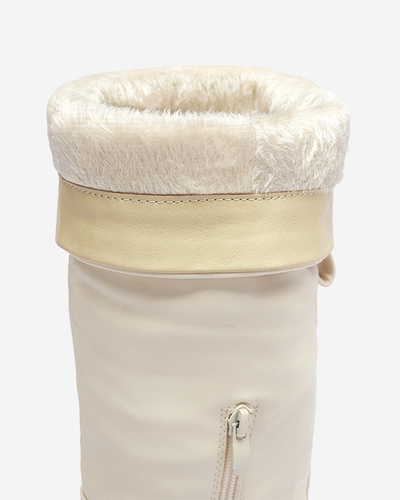 OUTLET Кремовые женские полусапоги Astaroth - Обувь