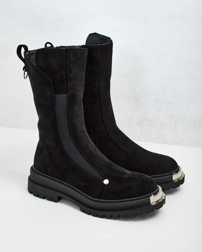 Royalfashion Naiste öko-mokkamoe saapad Homni