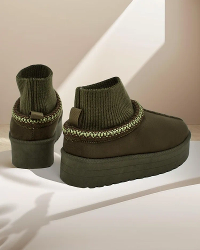 Royalfashion Short snow boots women's Narorzi