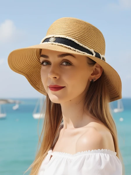 Royalfashion Naiste õlgkübar Sunny Meadow