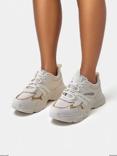 Royalfashion Women's Sport Sneakers on a Thick Sole Aimo