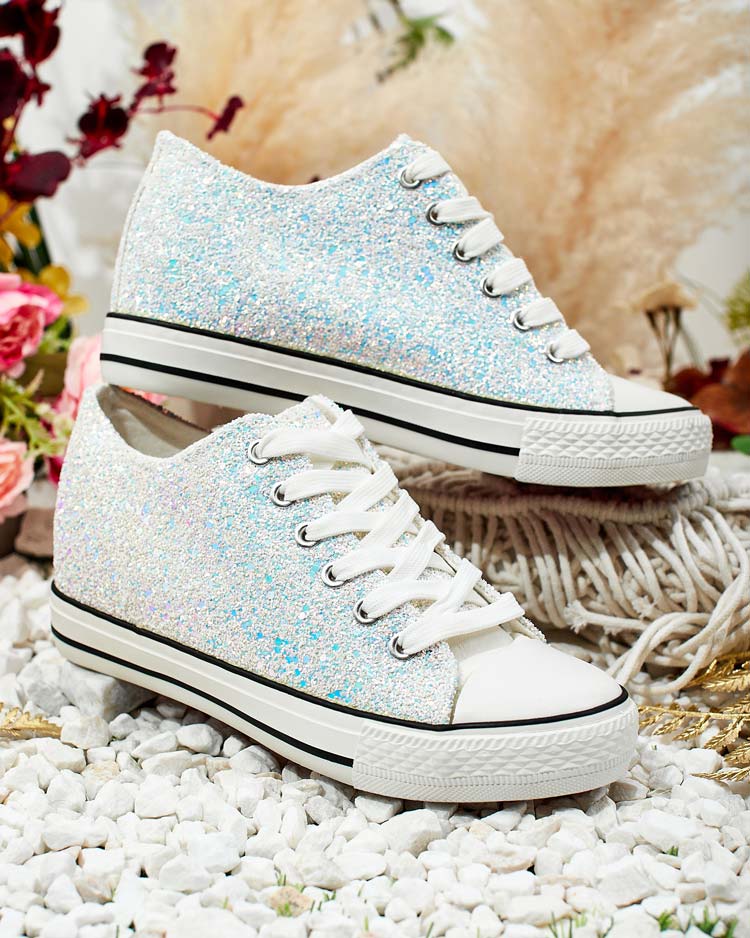 Royalfashion Women's Finia sneakers on covered heel