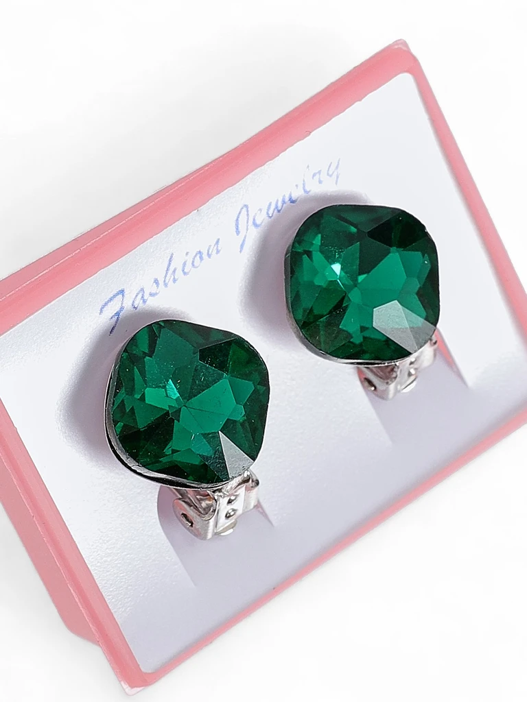 Royalfashion Naiste kristallidega klõpskõrvarõngad