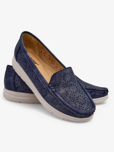 Royalfashion Naiste perforatsiooniga mokassiinid Besset