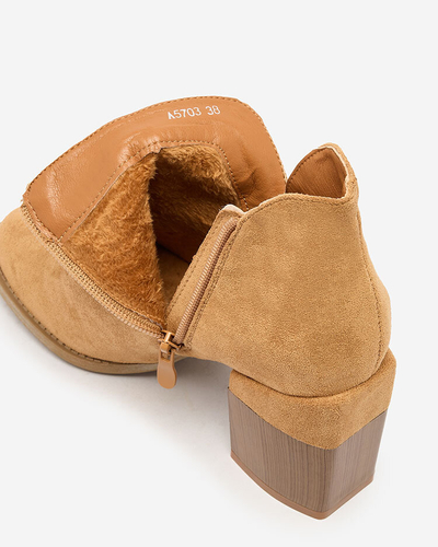 Royalfashion Camel naiste Ricteas stilettasaapad