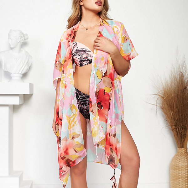 Mustriline naiste pareo roosa - Riietus