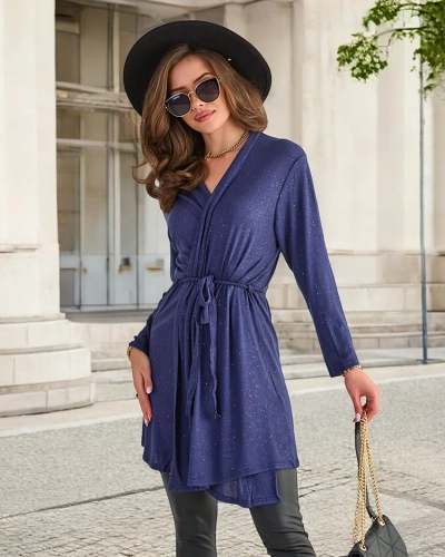 Naiste tumesinine seotav kardigan - Riietus