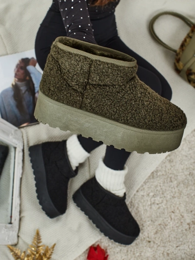 Lühikesed naiste kasukalaadsed saapad Marellin