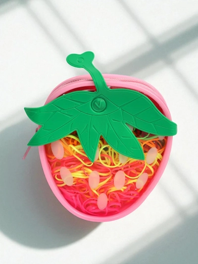 Royalfashion Multicolor Silicone Strawberry Hair Ties