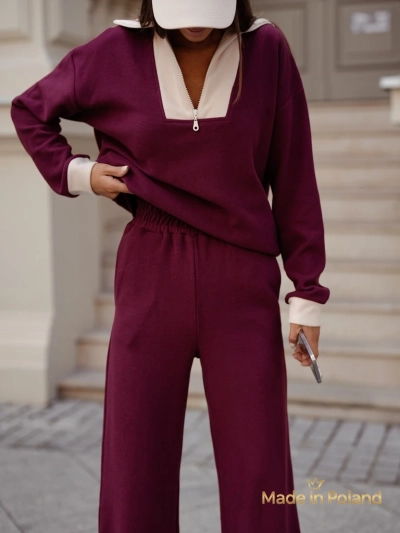 Cotton Women's Sweater Set Fissa