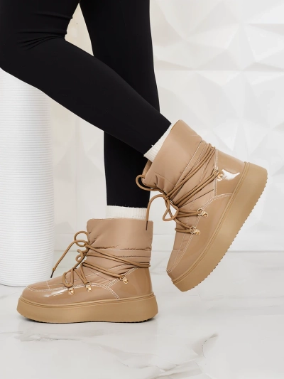 Royalfashion Naiste liibuvad lumesaapad pruuni värvi Dabenda