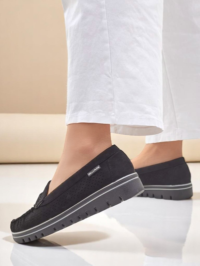 Royalfashion Læbærshætte kvinders mokkasiner Elissas