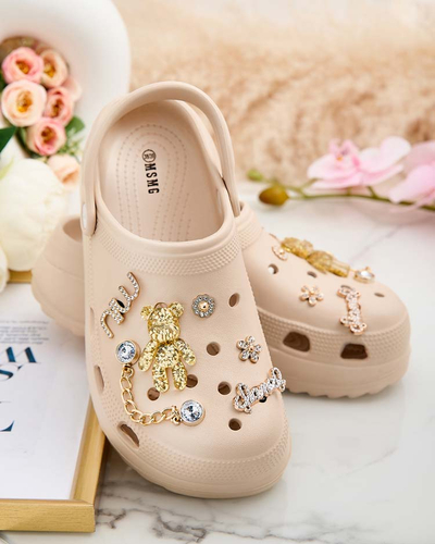 Royalfashion Женские резиновые шлепанцы с орнаментом Fescas