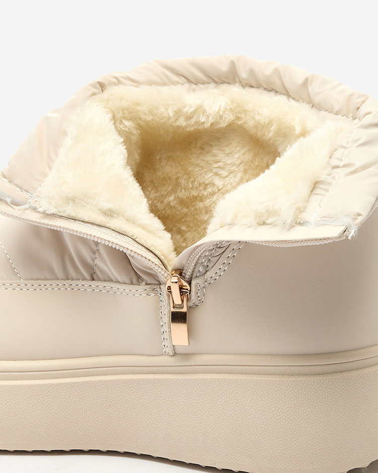 Royalfashion Naiste kreemikas lumesaapad Armeda