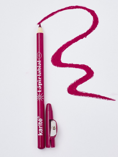 Wine Red Lip Pencil with Sharpener