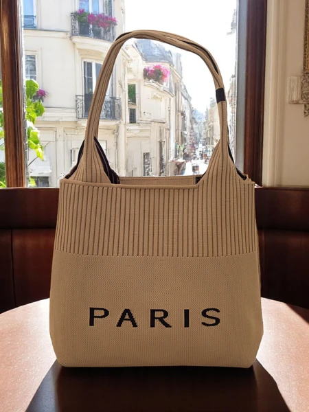 Royalfashion Naiste kangast käekott Paris Style Life