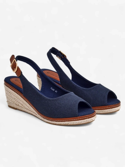 Royalfashion Women's wedge sandals with open toe Tafenis