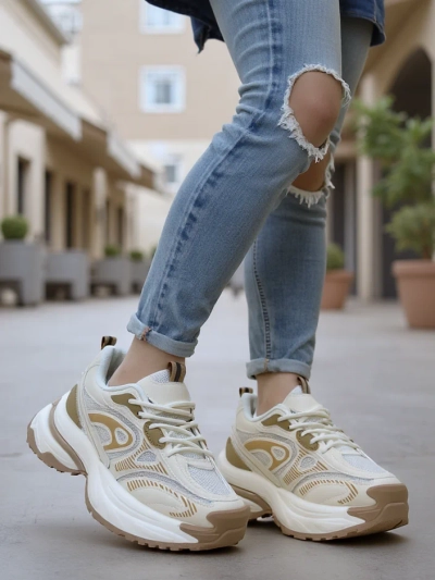 Royalfashion Women's Platform Sneakers Bellin