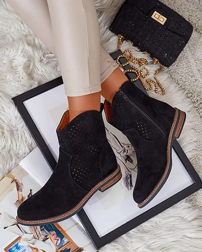 Royalfashion Naiste Toffas Openwork Saapad