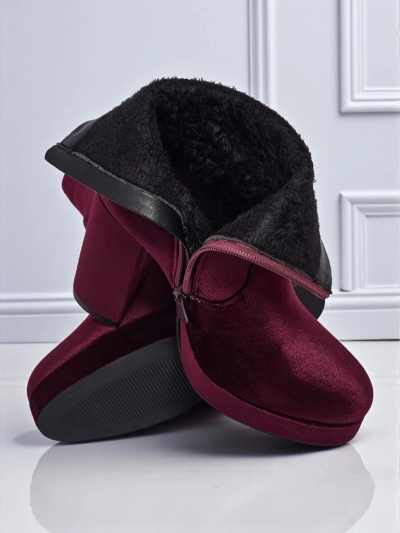 Women's Heeled Ankle Boots Velour Style Miss