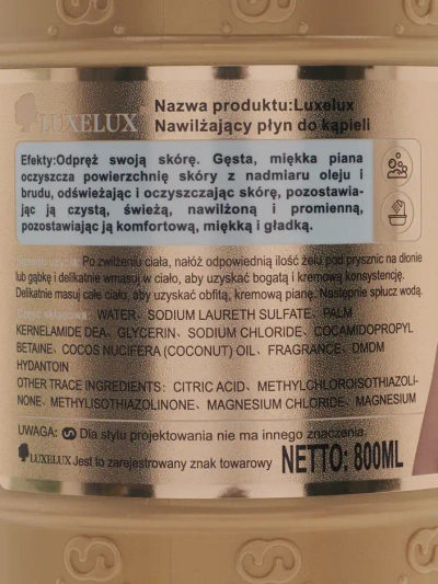 Luxelux kehakeel Gel Bright Embellish 800 ml