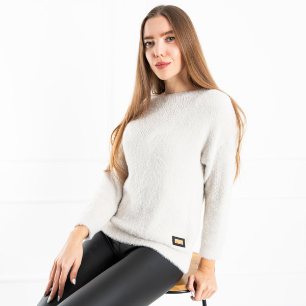 Classic beige oversize sweater - Clothing
