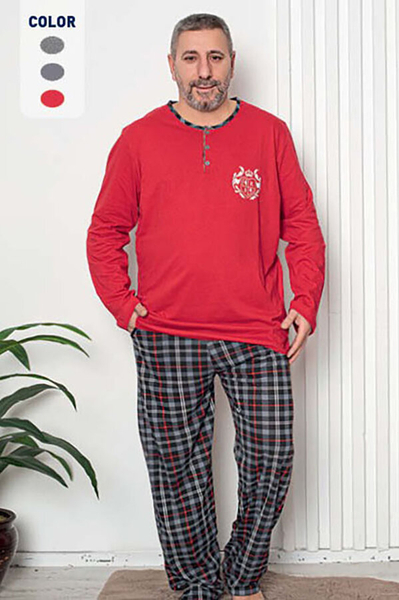 Мужская пижама Royalfashion красного цвета