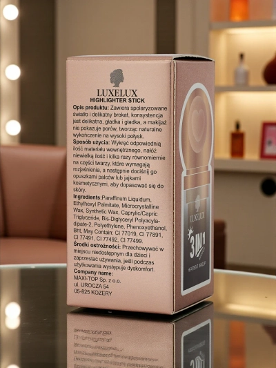 Luxelux Valgustpeegeldav pulk Goldy