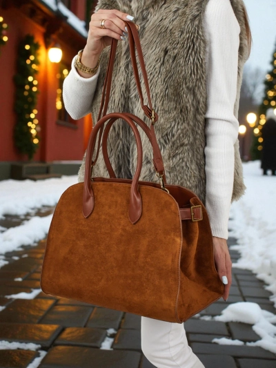 Naiste shopper-stiilis öko-seemisnahast käekott Dorelle