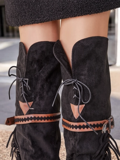 Женские сапоги выше колена Royalfashion Eliferse