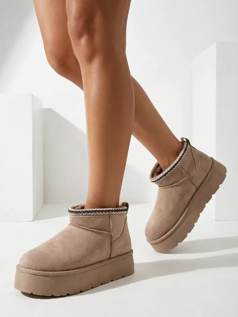 Royalfashion Женские короткие сапоги a'la snow boots Xoalla