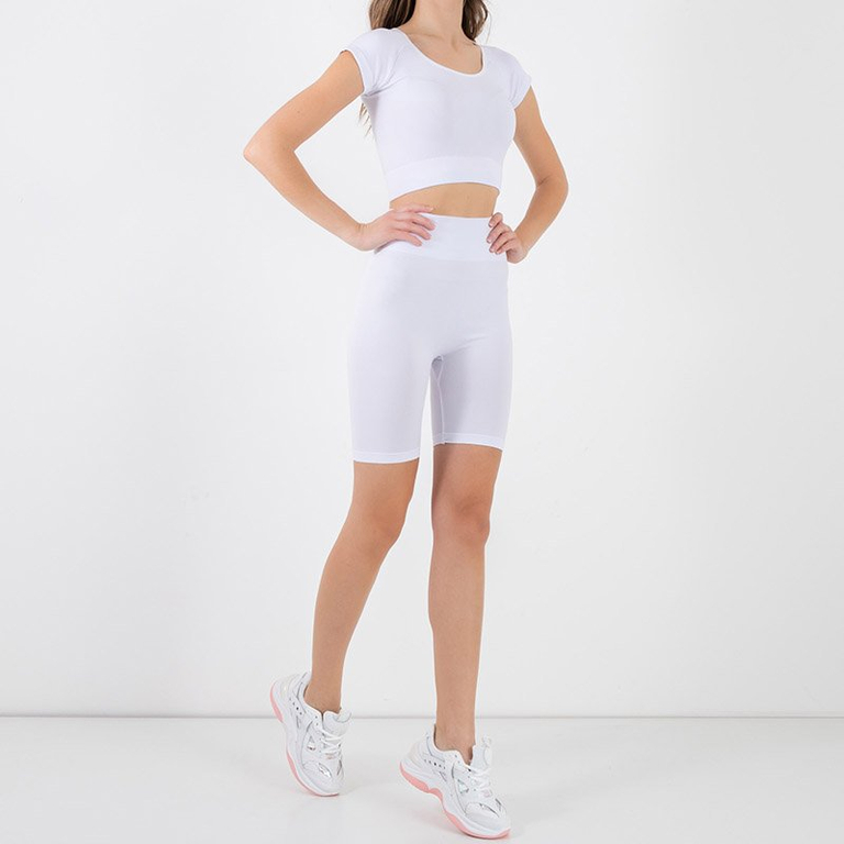 Naiste valge spordikomplekt - Riietus