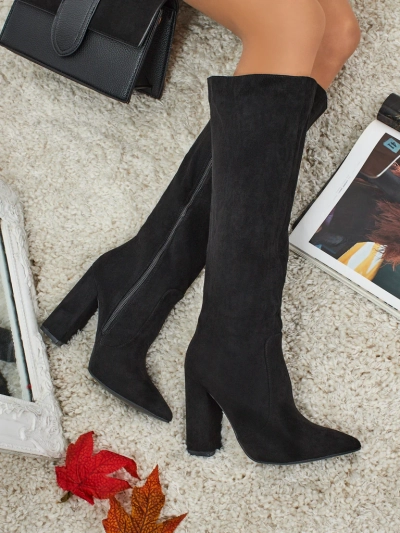 Women's Feravi Eco-Suede Stiletto Heel Boots