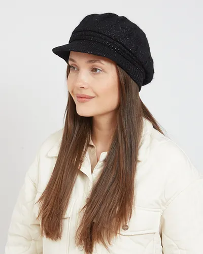Royalfashion Kvinnor beret med visir