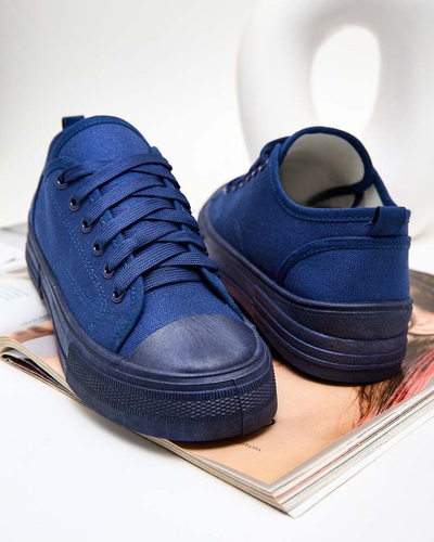 Royalfashion Women's Classic Lace-up Sneakers Seleas