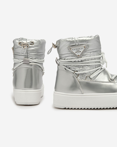 Royalfashion Laste liibuvad a'la lumesaapad hõbedast Asifa