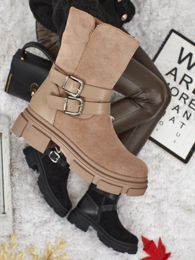 Kõrgemad naiste öko-seemisnahast saapad Callire