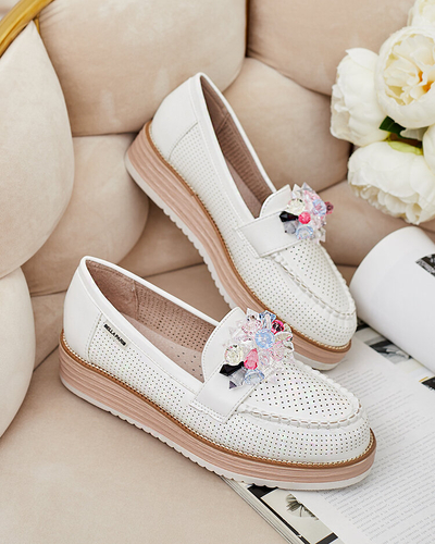 Royalfashion värviliste kividega mokassinad Restea