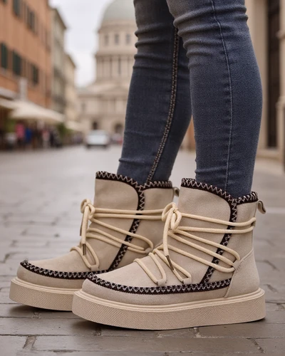 Royalfashion Женские сапоги с шнуровкой Stozi
