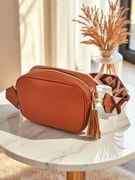 Royalfashion Small Women's Eco-Leather Handbag with Colorful Strap Kovi Lace