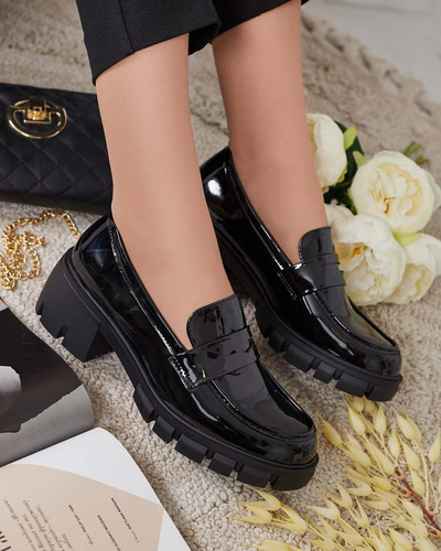 Royalfashion Naiste mokassinad madalal postil Denebel