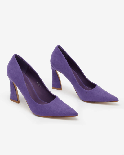 Royalfashion Lilla naiste öko-suede Noris Boutique pumbad