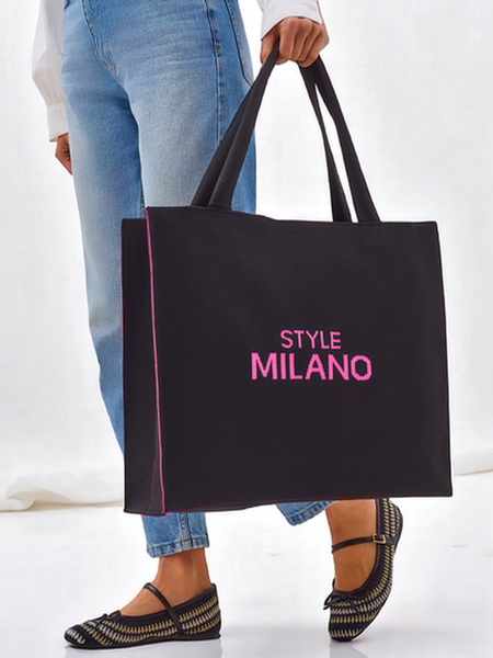 Kuninglik moe kangaskott Milano stiilis